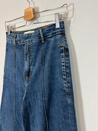 SCALPERS. Pantalón ancho denim T.36