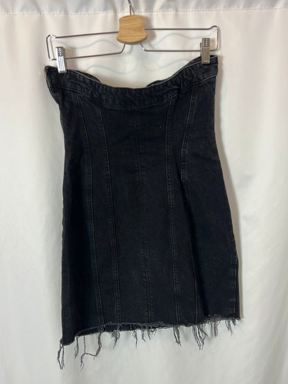 ZARA. Strapless denim dress. TM