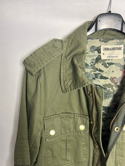 ZADIG&amp;VOLTAIRE. Green jacket with pockets. T.L.