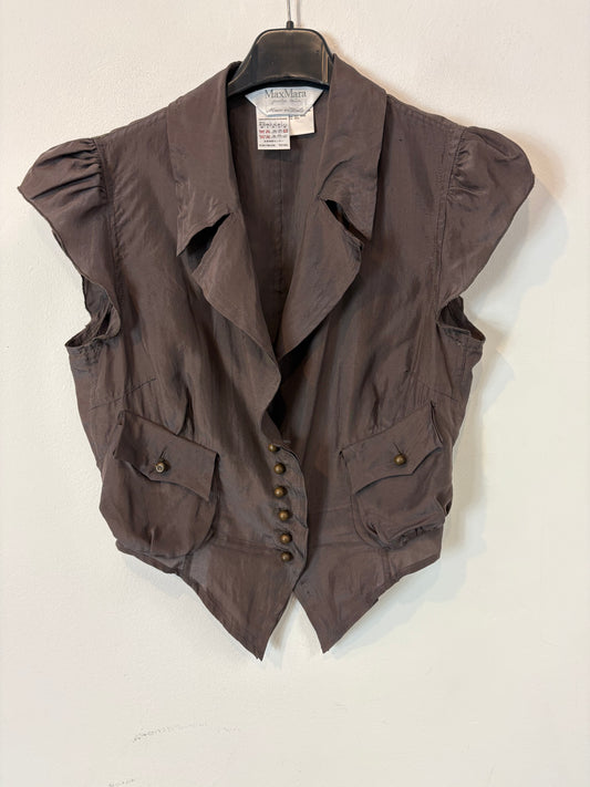 MaxMARA. Top seda vintage