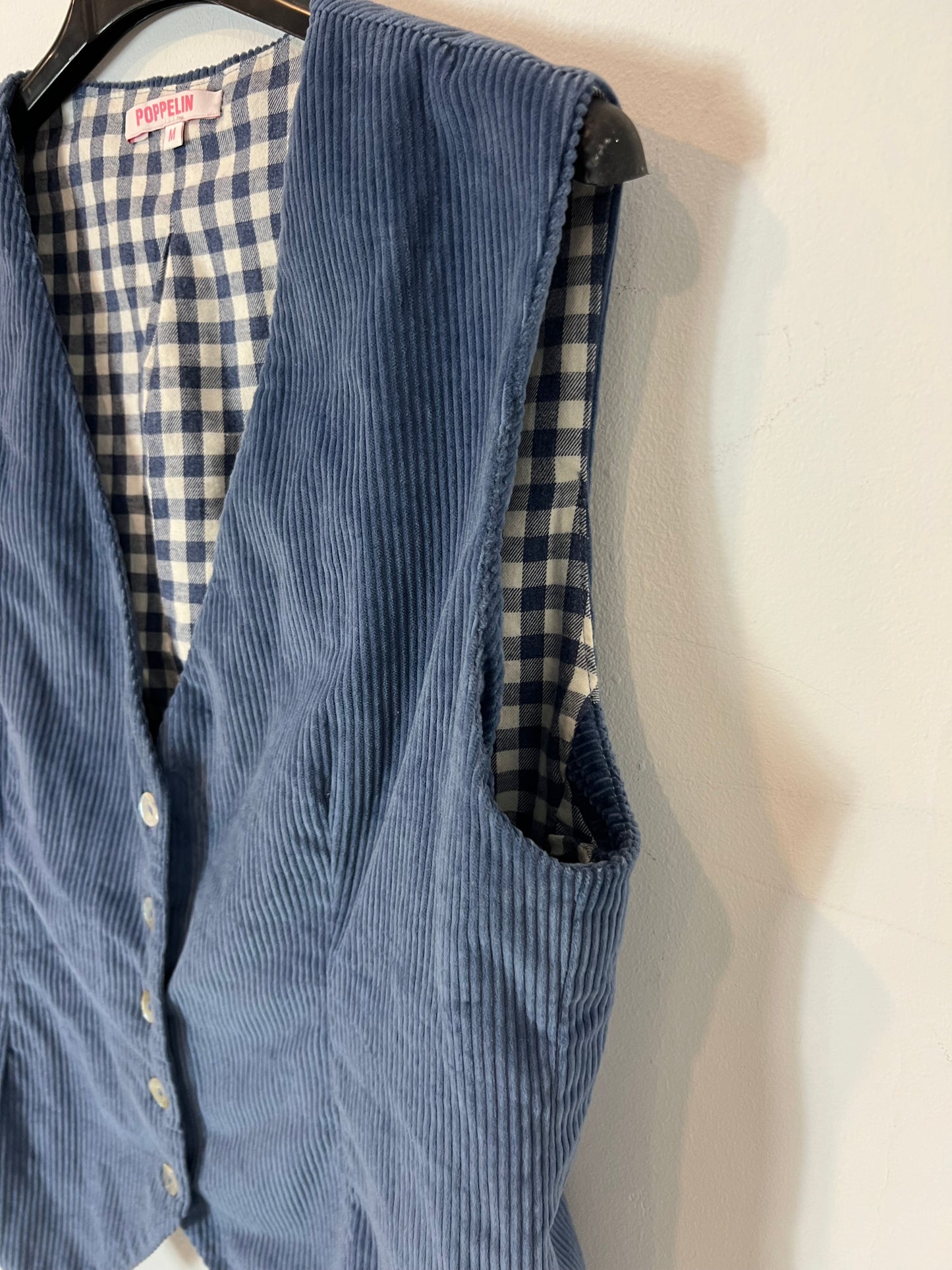 POPPELIN. Total look chaleco y pantalón pana T.m/l