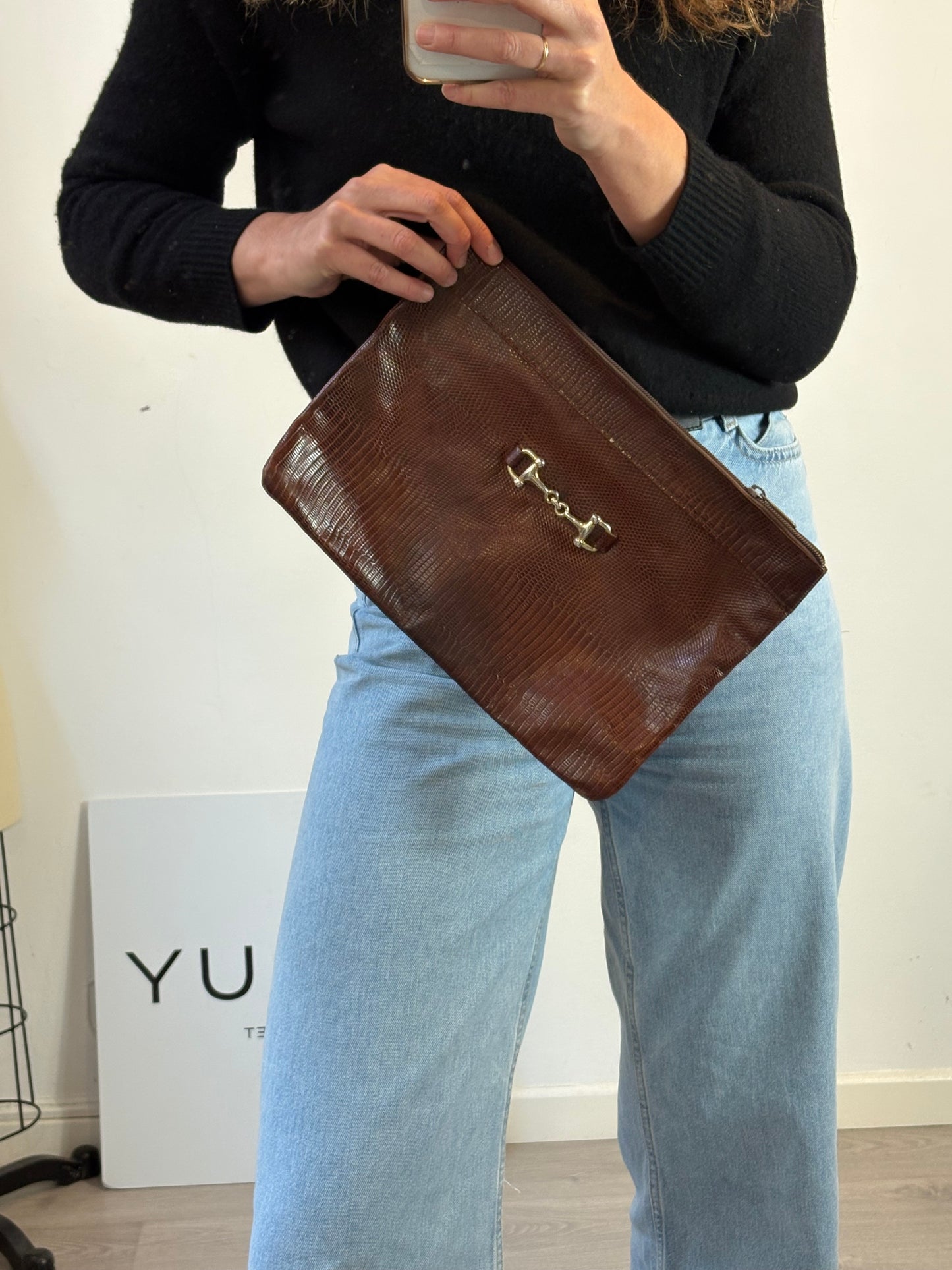 ZARA. Black stretch knit top. TL