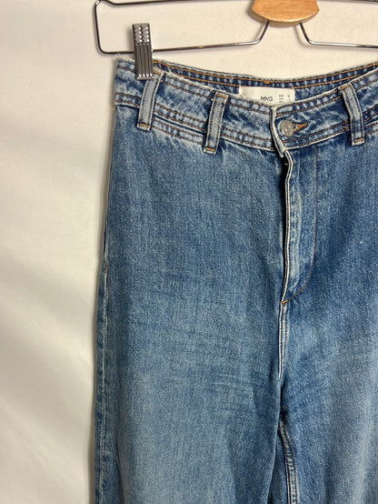 MANGO. Pantalón culotte vaquero T.32 (34)