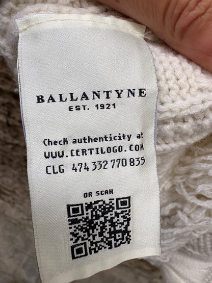 BALLANTYNE. Jersey lana beige flecos T.38