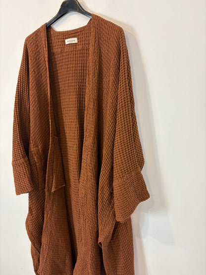 MASSCOB. Chaqueta larga textura