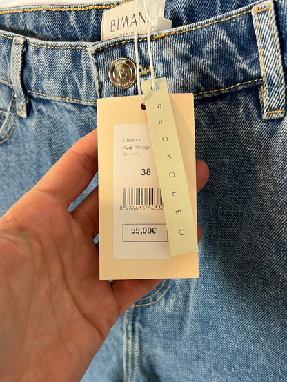 BIMANI. Denim shorts size 38