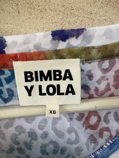 BIMBA Y LOLA. Camiseta textura colores