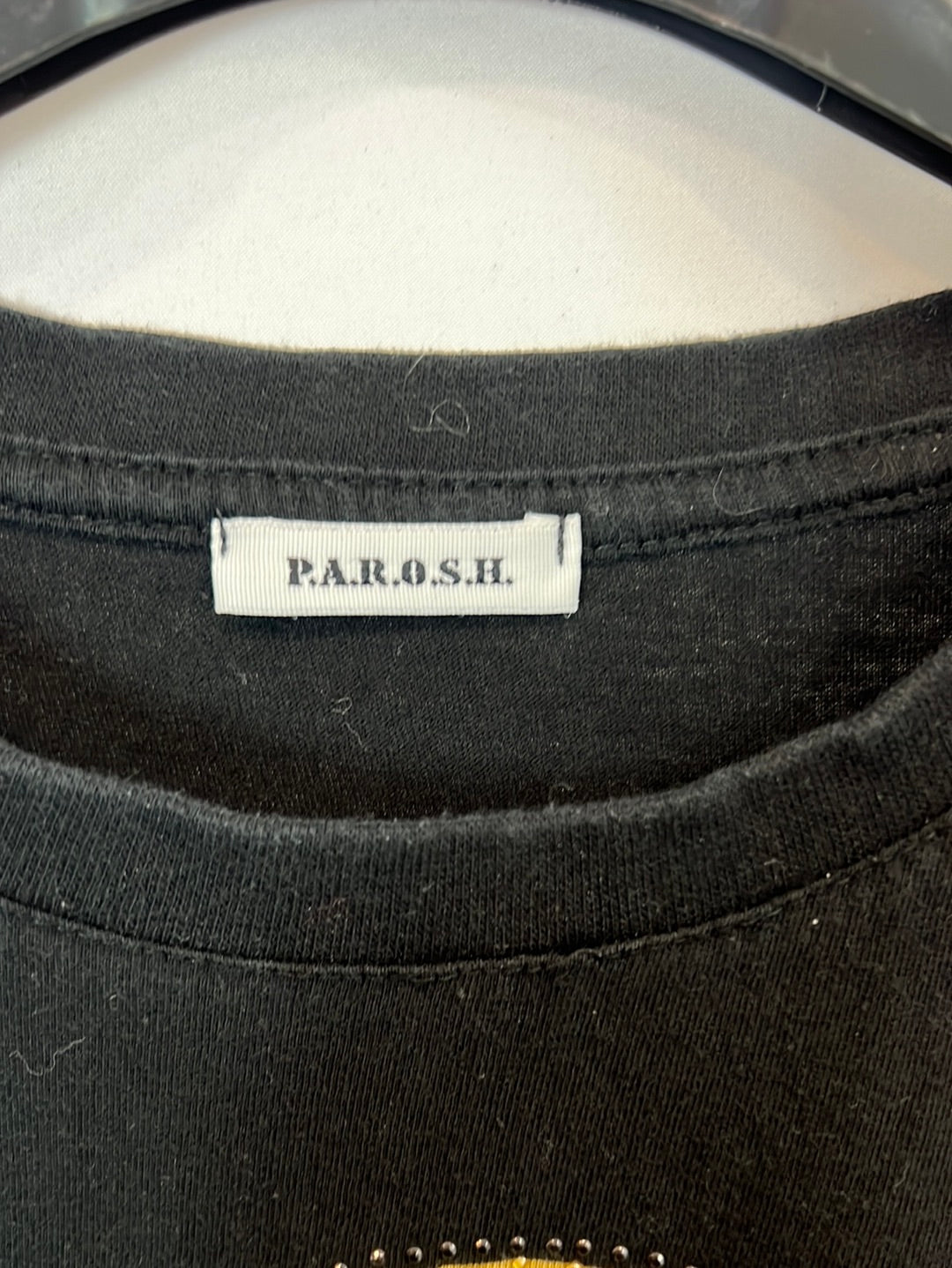 PAROSH Black tiger t-shirt. T.S.