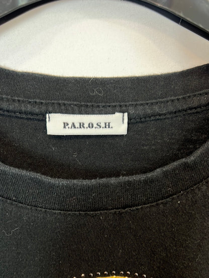 PAROSH Black tiger t-shirt. T.S.