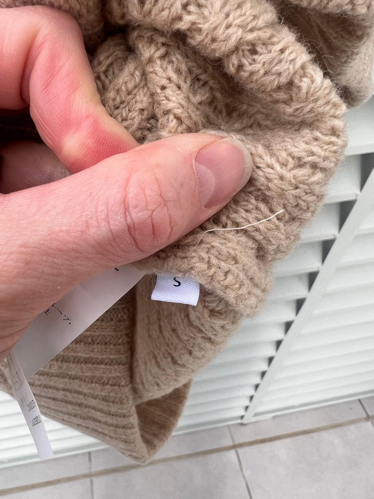 LOEWE. Jersey beige lana