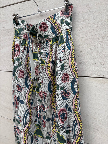 MONOPRIX. Falda midi estampada