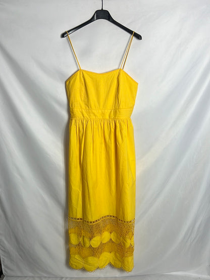 ZARA. Yellow midi dress. TS(Tara)