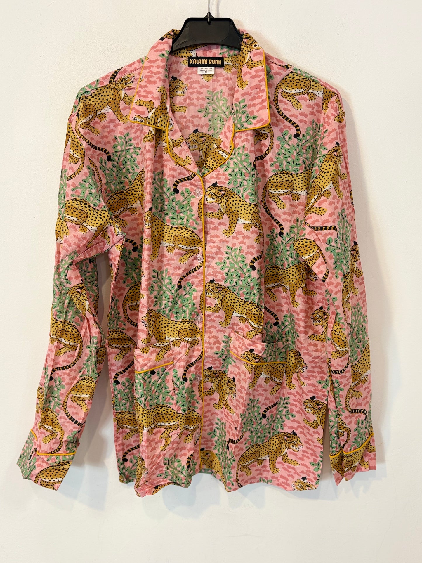 Conjunto algodón estampado tigre