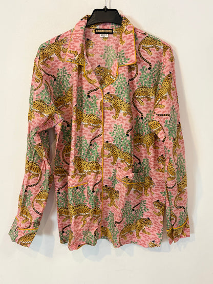 Conjunto algodón estampado tigre