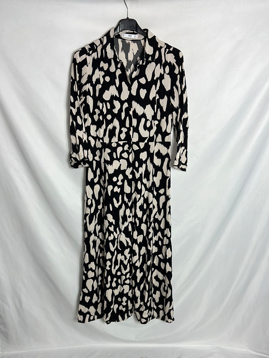 MANGO. Vestido midi aperturas . T S