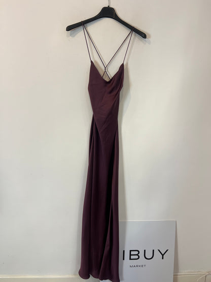 ZARA. Vestido largo satinado . T Sol