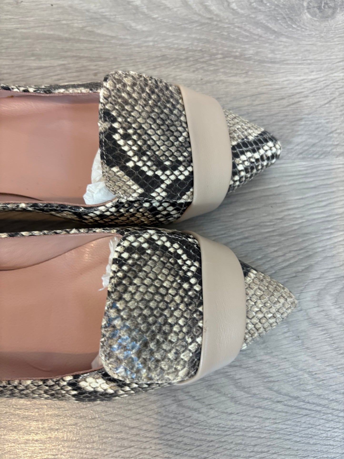 LALEBÚ. Zapato piel animal print. T 37