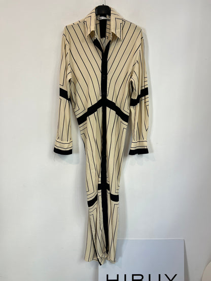 ZARA. Vestido midi abotonado
