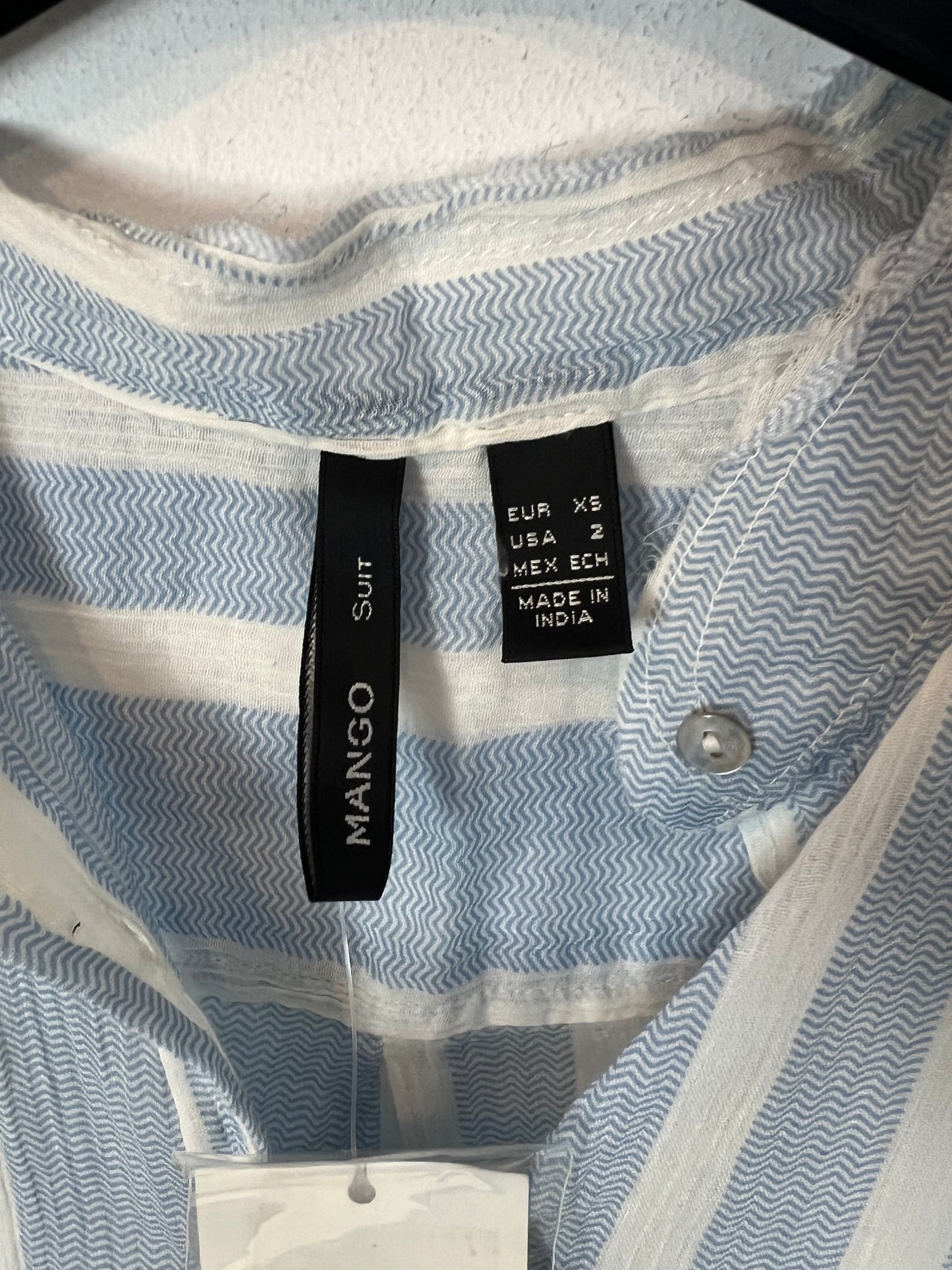 MANGO. Top algodón rayas. T XS