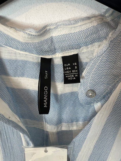 MANGO. Top algodón rayas. T XS