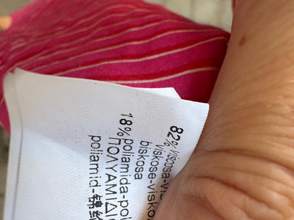 ZARA. Camisa rosa rayas. T S