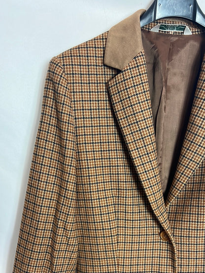 C2C. Blazer lana y cashmere cuadros. T M