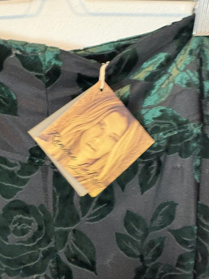 RAMONALARUE. Pantalón fluido con terciopelo