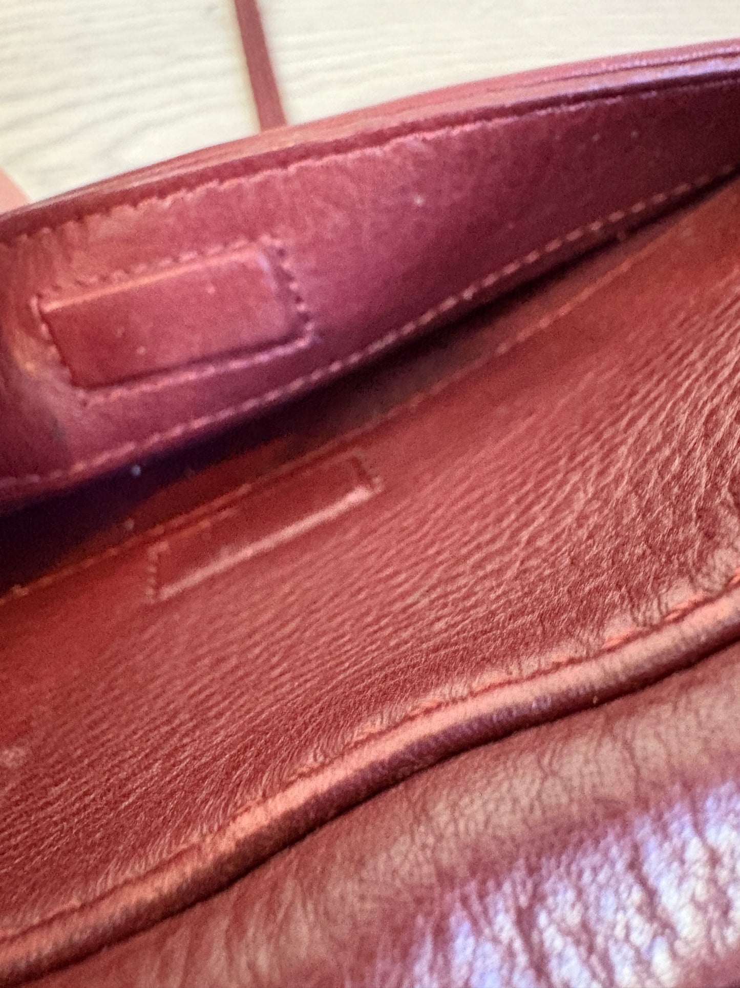 ZADIG&VOLTAIRE. Bolso burdeos piel