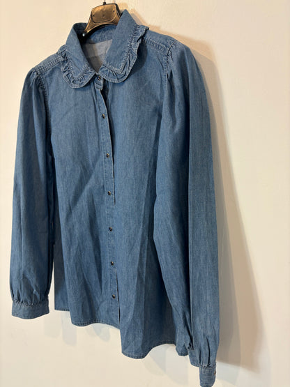 CORTEFIEL. Camisa denim ligera