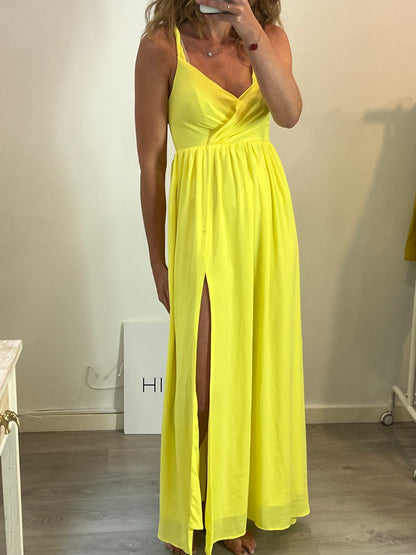 LOLA CASADEMUNT. Yellow dress size 36