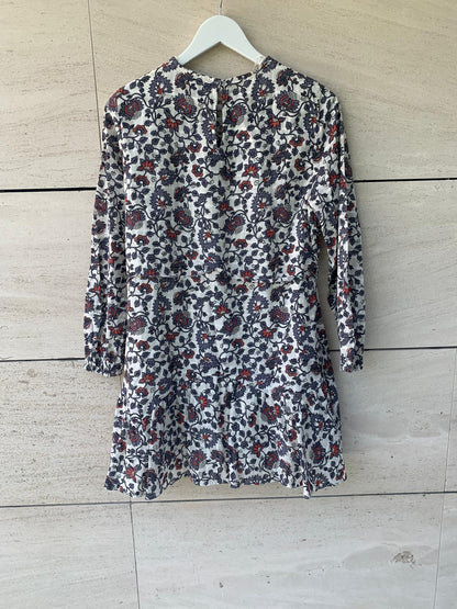 ZARA. Mustard textured back top. TS