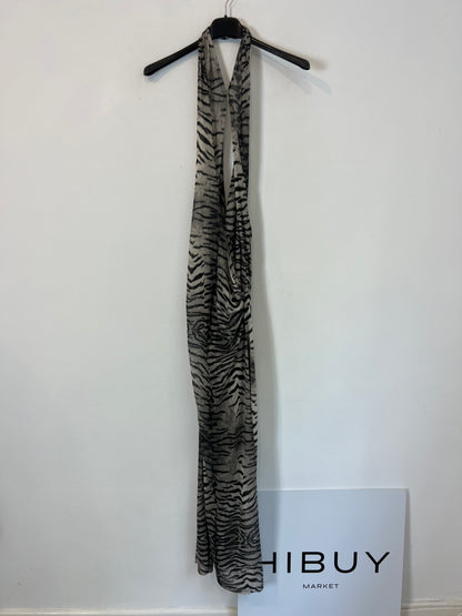 ZARA. Vestido midi tul elástico. T S