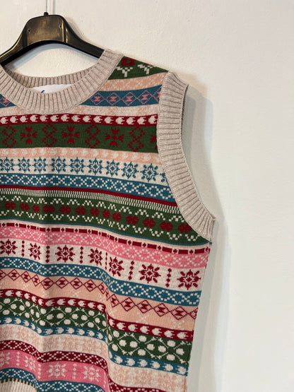 LA CASITA DE WENDY. Chaleco greca lana