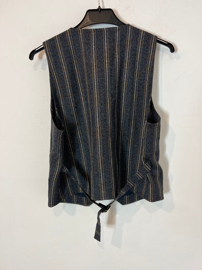 INDI&COLD. Chaleco de rayas azules T.m