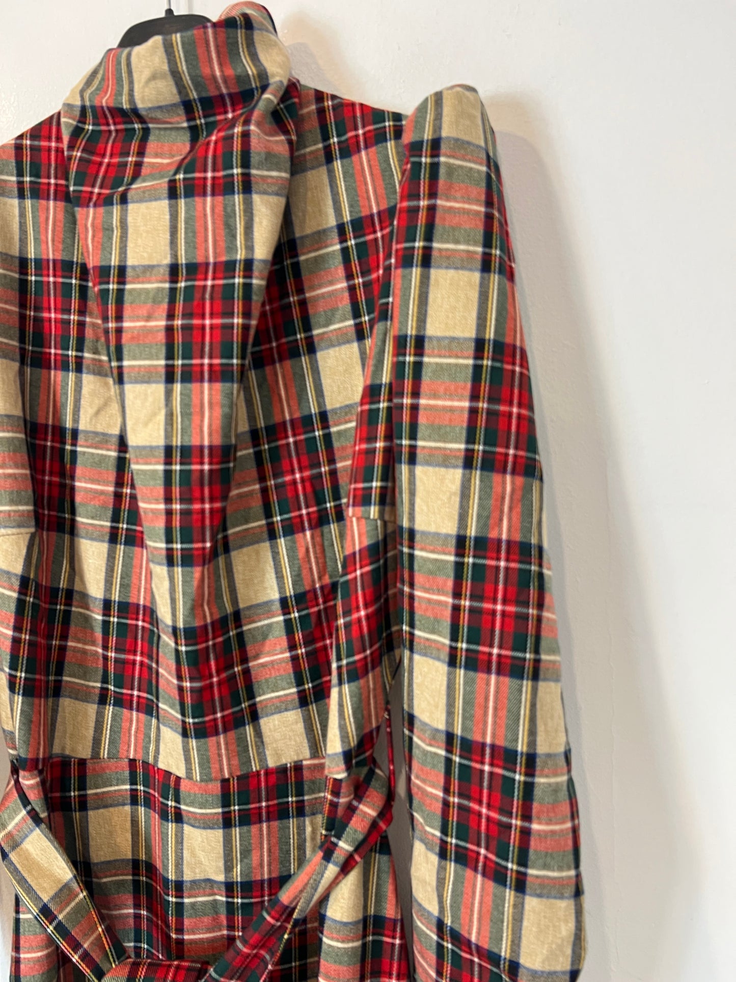 COOSY. Vestido midi cuadros T.s