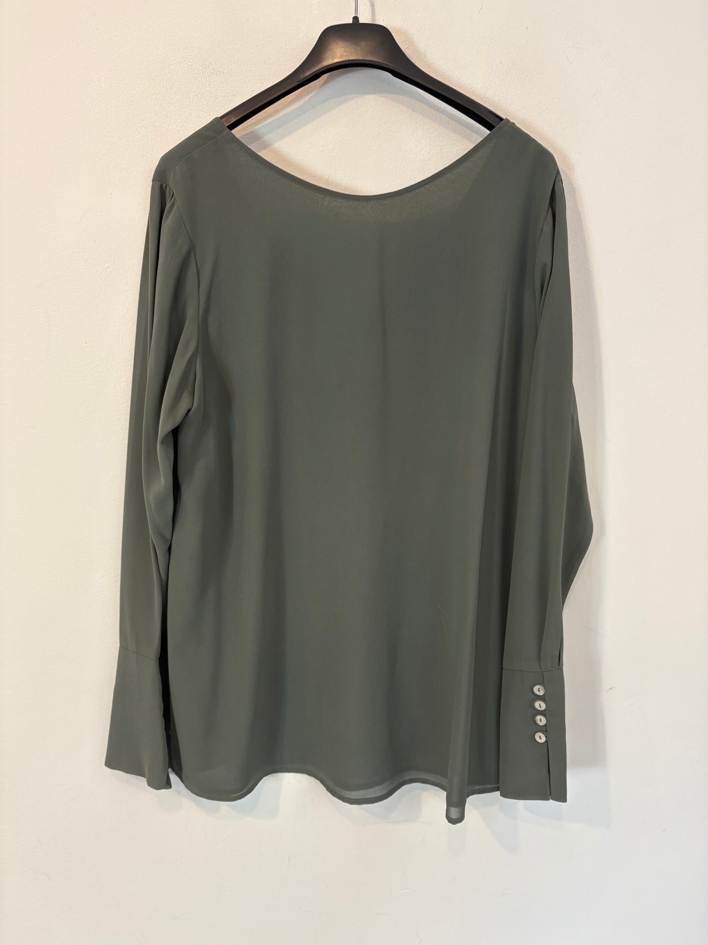 ZARA. Black stretch knit top. TL