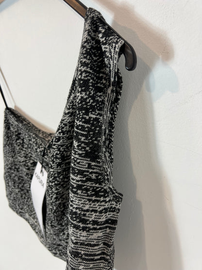 KAPURA. Top asimétrico punto jaspeado. T M