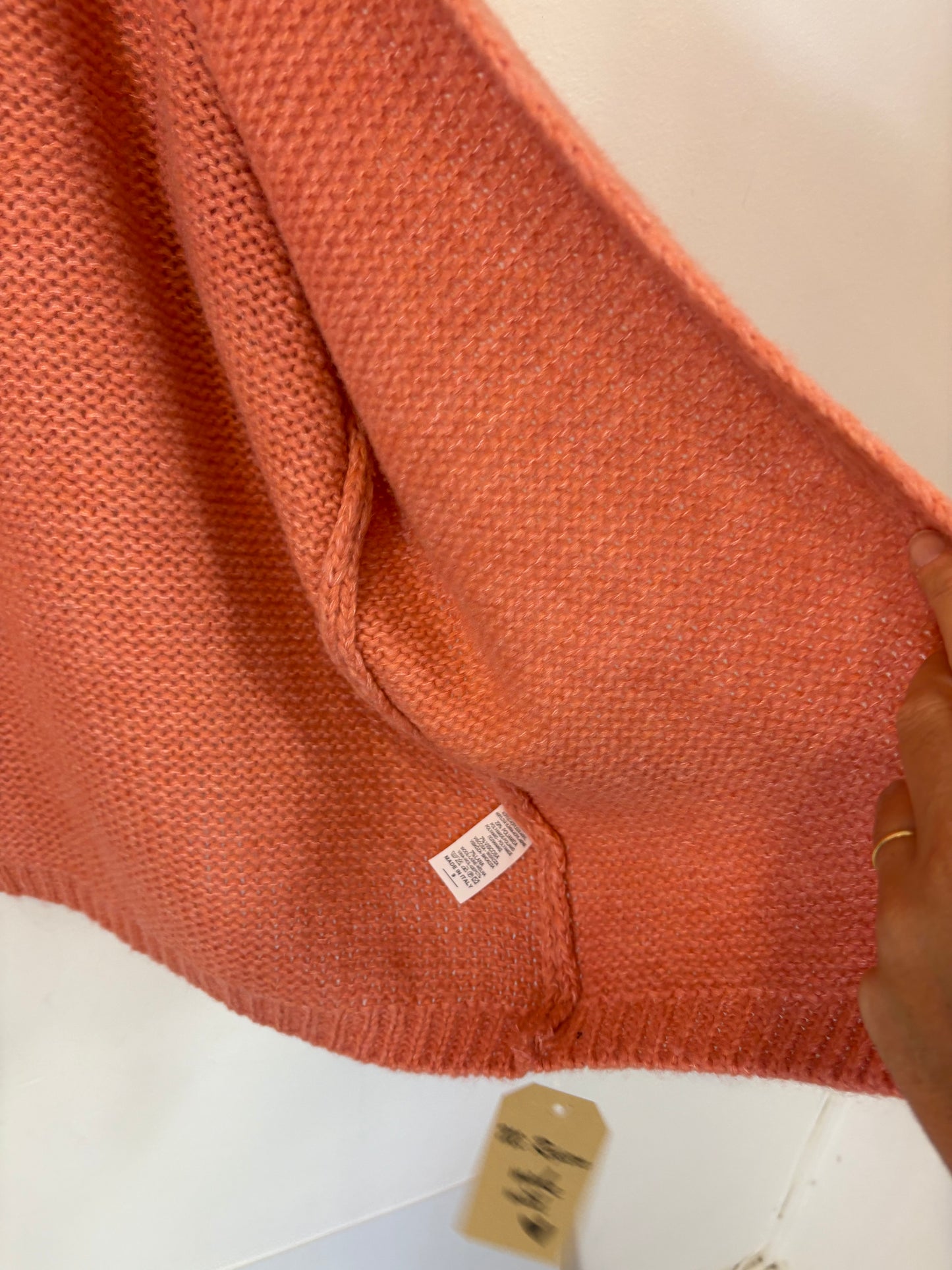 OTRAS. Chaqueta punto salmón. T S/M