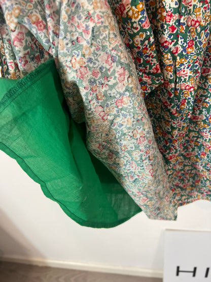 LILI&LALA. Vestido verde flores T.l