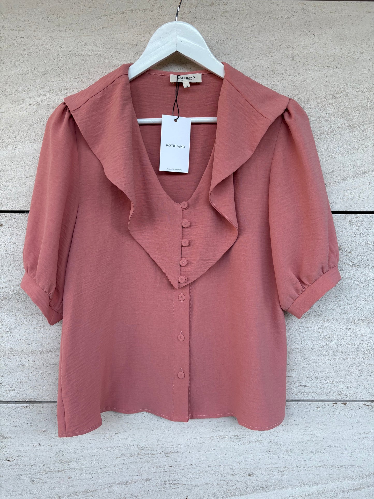 KOTIDIANO. Blusa fluida salmón