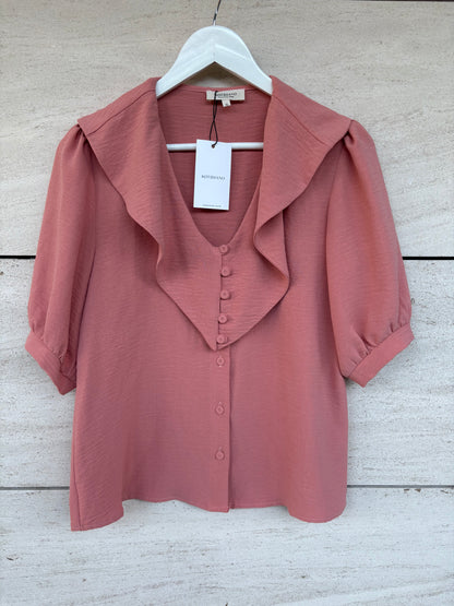 KOTIDIANO. Blusa fluida salmón