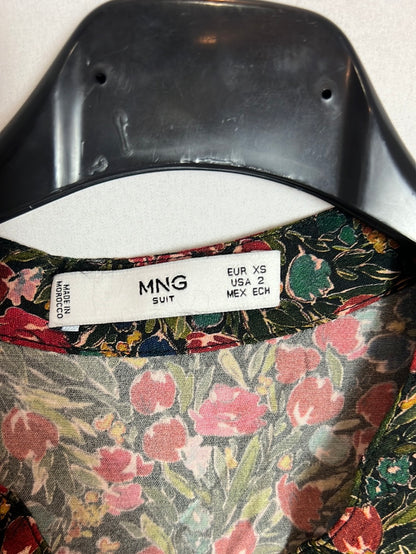 MANGO. Vestido largo camisero T.xs (S)