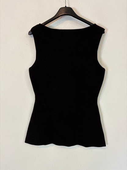 ZARA. Black stretch knit set. TS