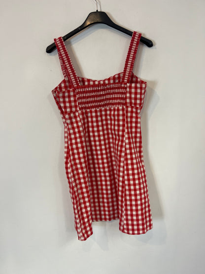 ZARA. Checkered dress. TS