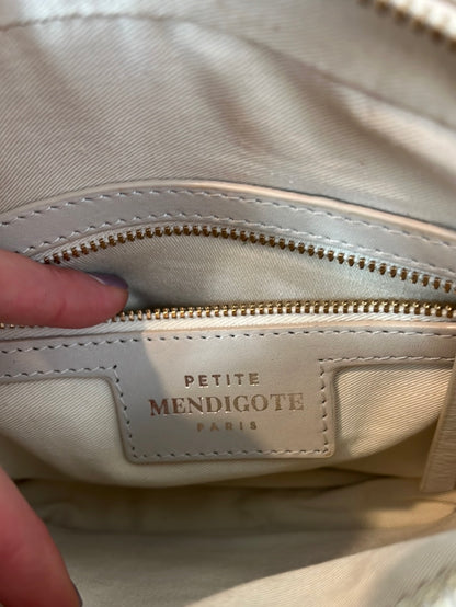 PETITE MENDIGOTE. Bolso beige piel