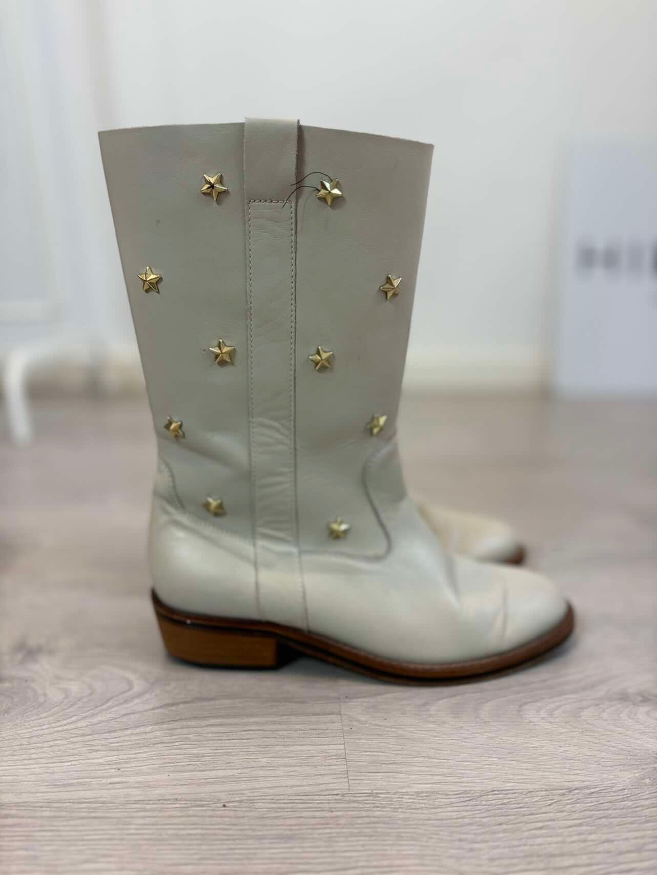 MERCULES. Botas piel estrellas. T 39