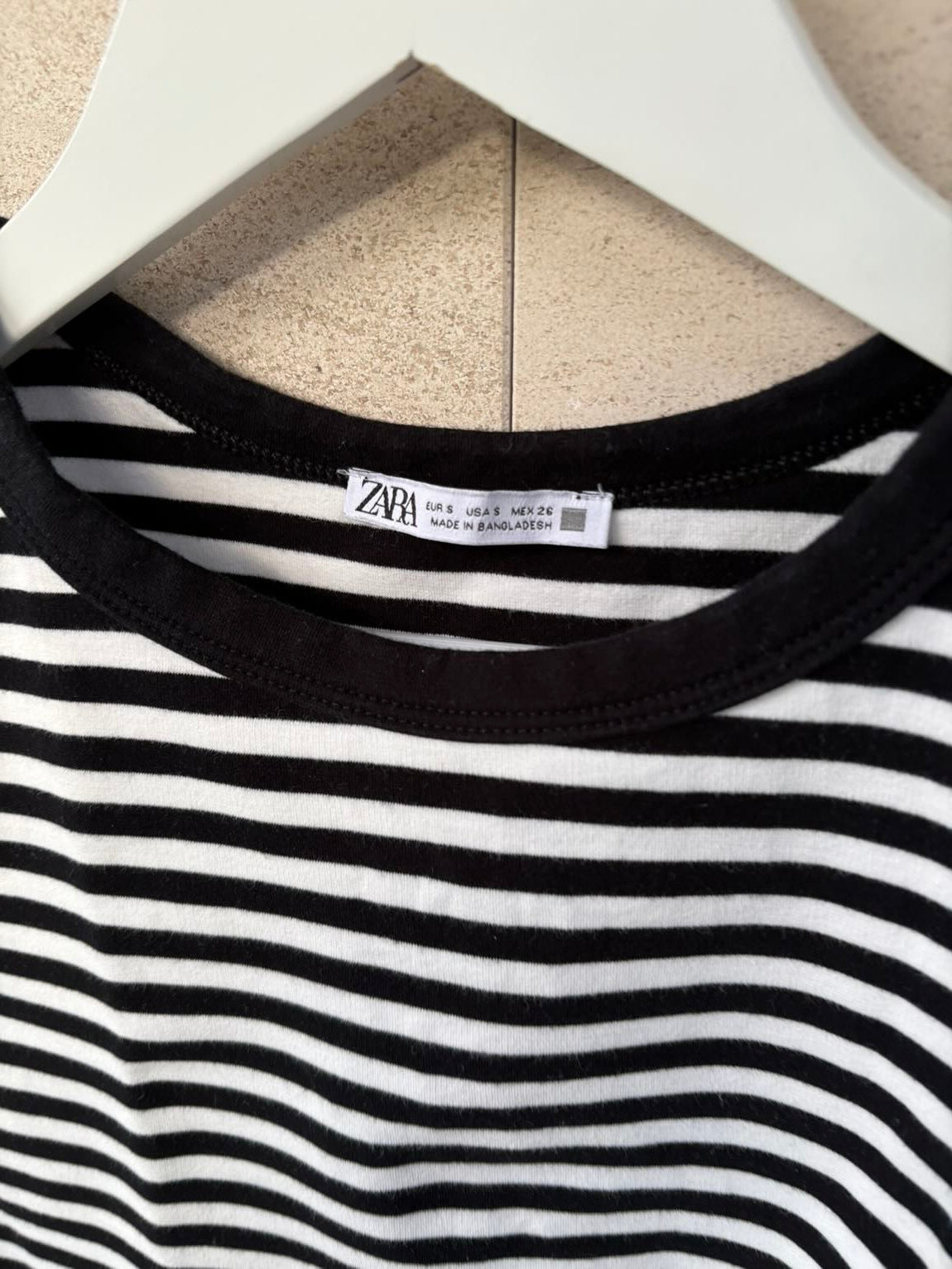ZARA. Camiseta rayas  sin mangas