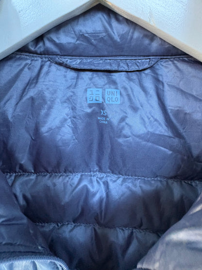 UNIQLO. Ultralight down vest in blue. XS