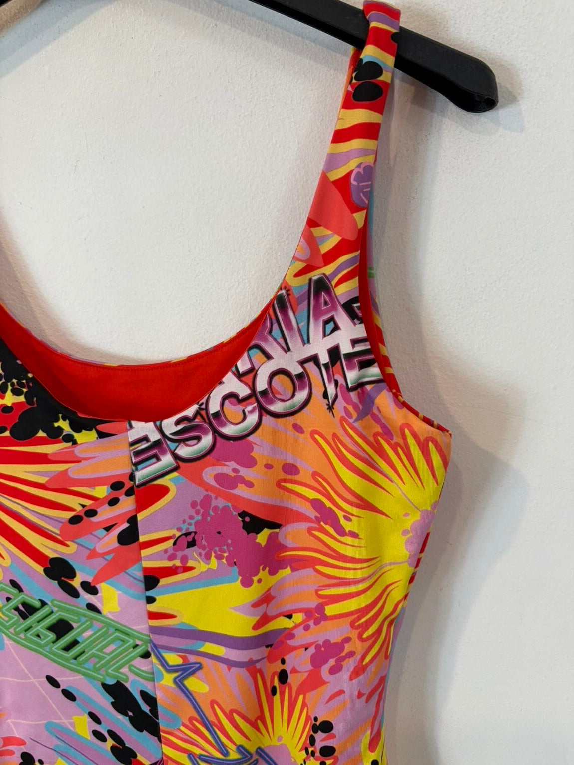 DESIGUAL x MARÍA SCOTE. Top colores halter