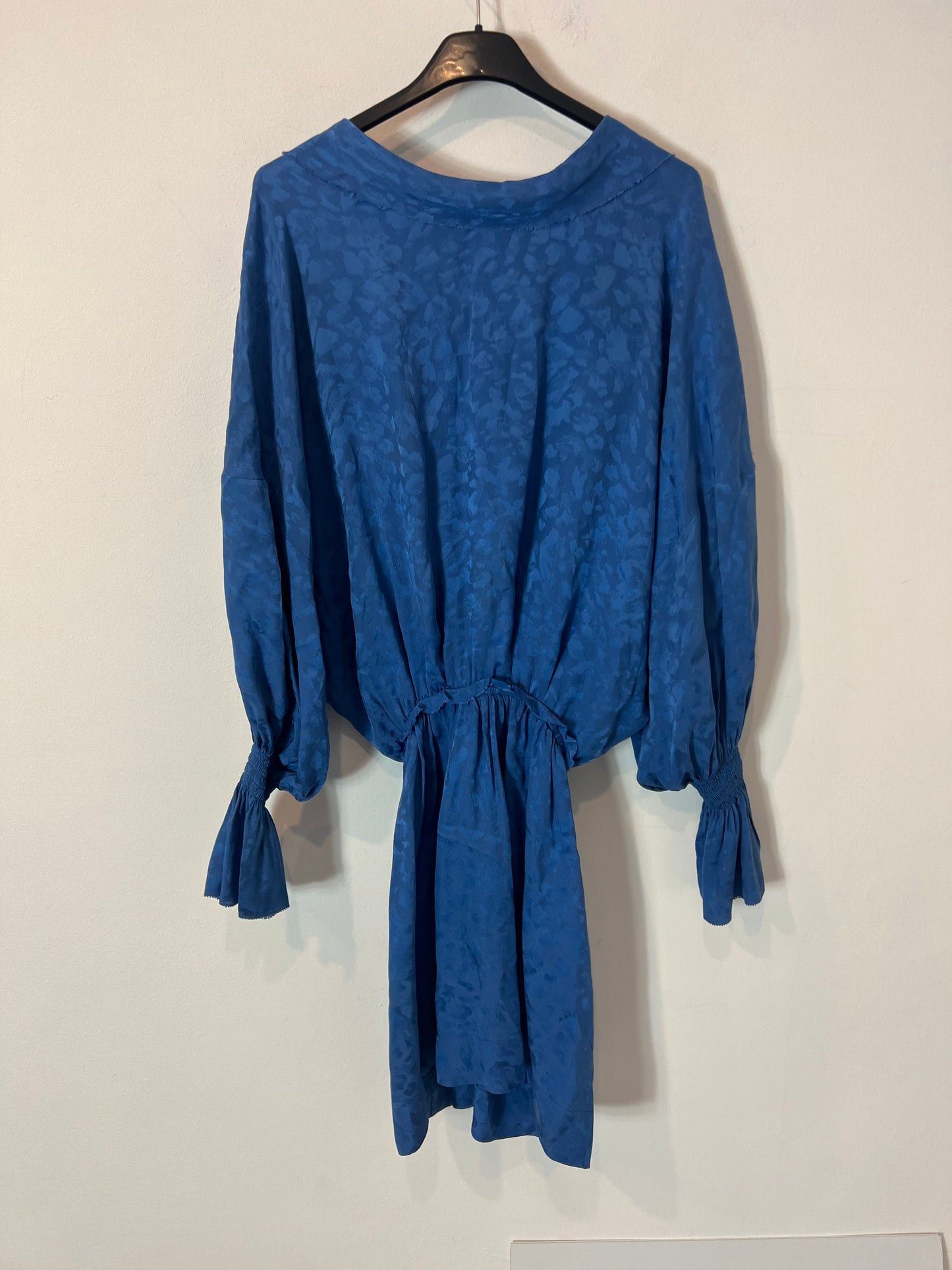ZADIG&VOLTAIRE. Vestido seda azul estampado  T.m